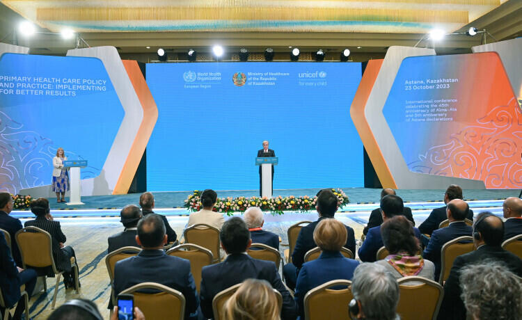 President participated in the plenary session of the International Conference on Primary Health Care