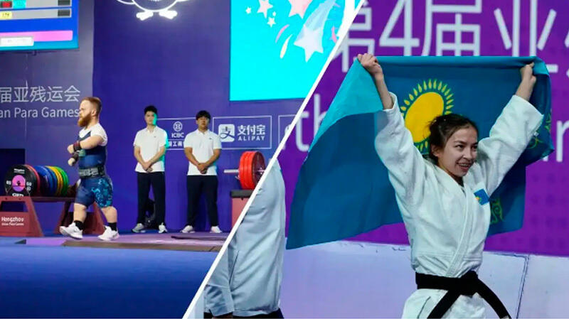 Kazakhstan claims 2 gold medals at 2022 Asian Para Games