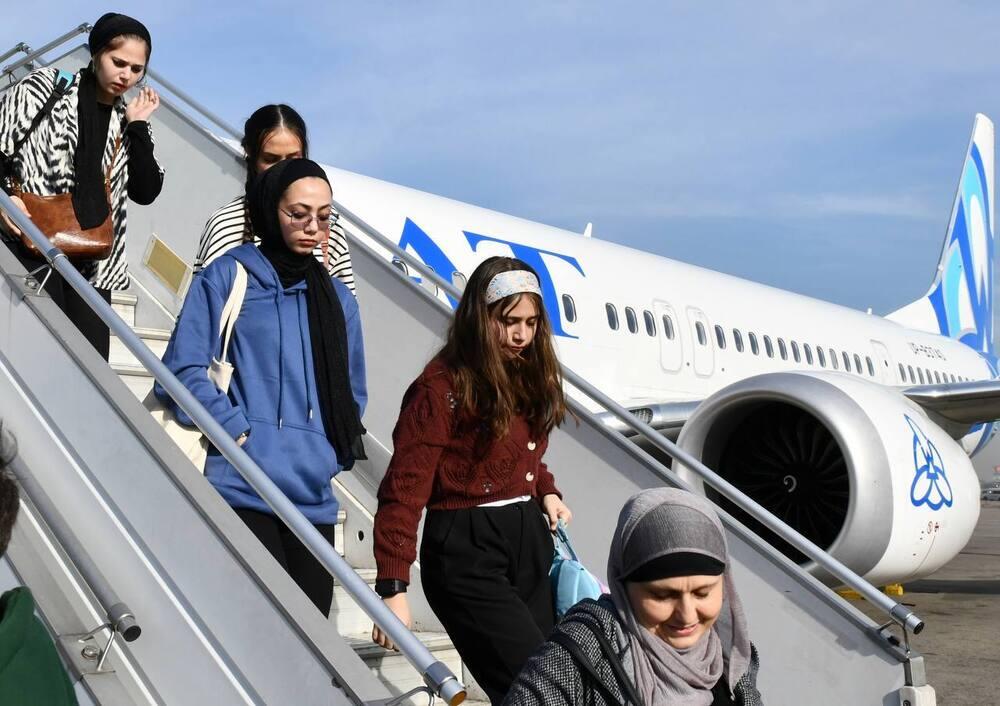 Kazakhstan citizens and their families arrived in Almaty from the Gaza Strip