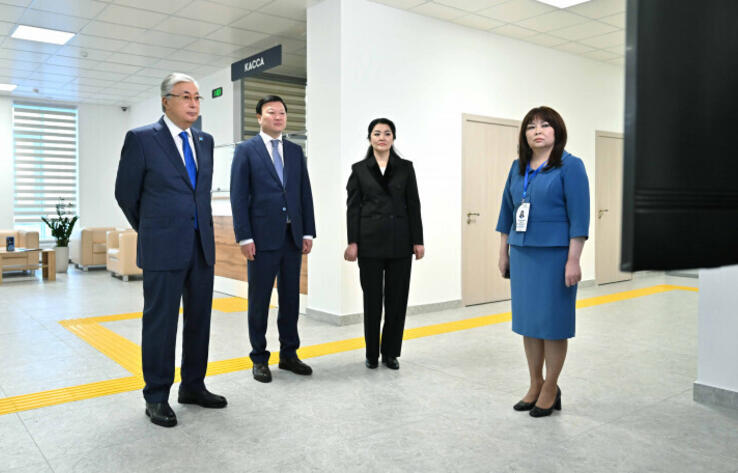 Head of State Tokayev visits Sanitary Epidemiological Expertise Center