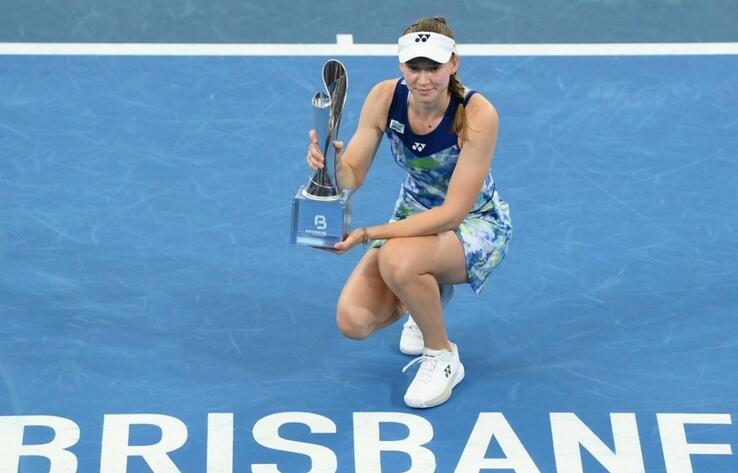 Rybakina races past Sabalenka to win Brisbane International