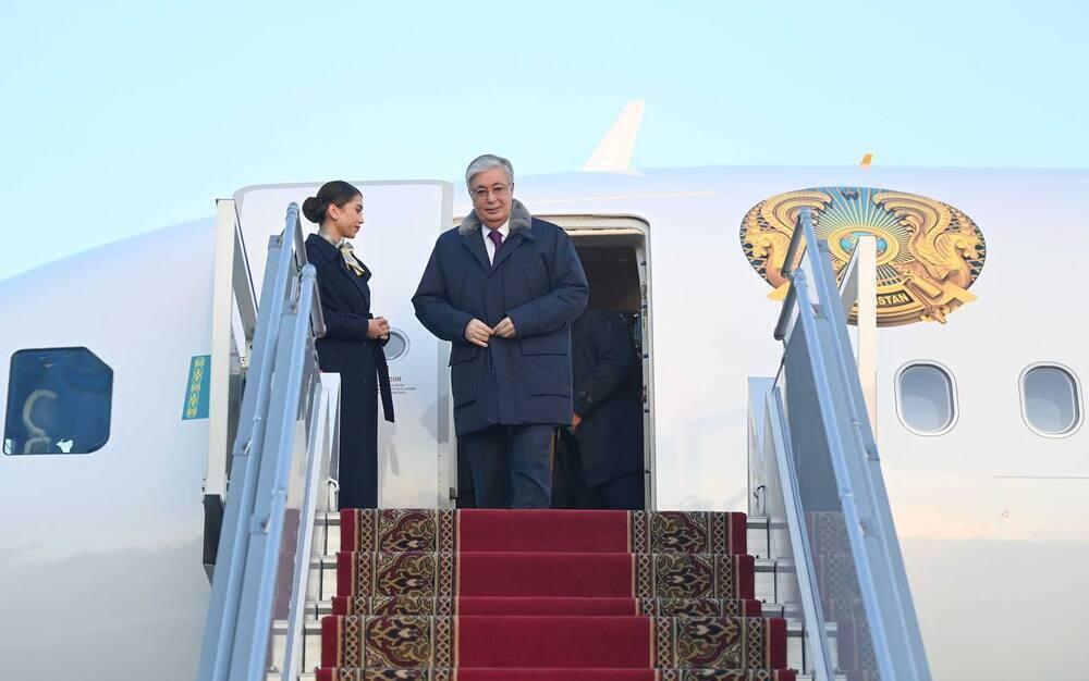 Kazakh Head of State Tokayev arrives in Almaty for working visit