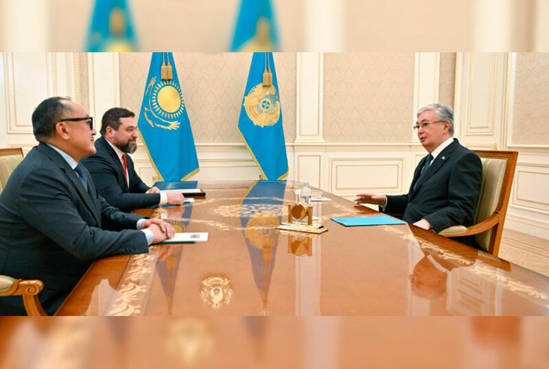 Head of State Tokayev receives co-founders of Kaspi.kz