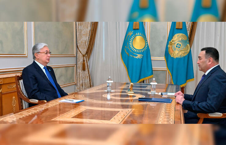 Kazakh President Tokayev receives NSC Chairman Yermek Sagimbayev