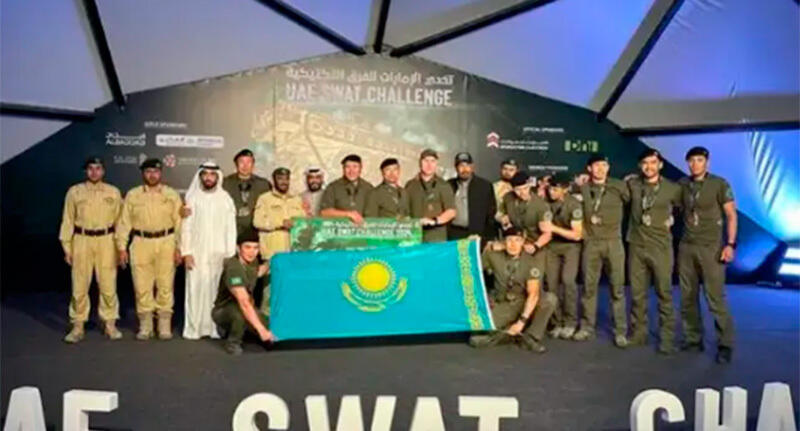 Kazakhstan grabs bronze at UAE SWAT Challenge 2024