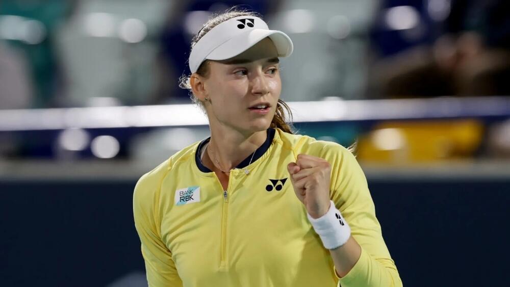 Kazakhstan’s Rybakina cruises into WTA 1000 tournament semis in Doha