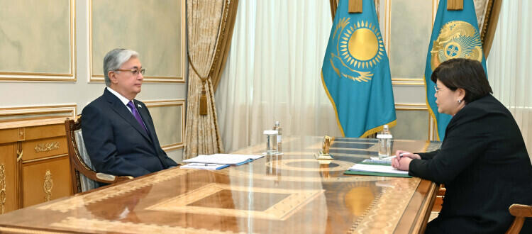 President receives Chairperson of Constitutional Court Elvira Azimova