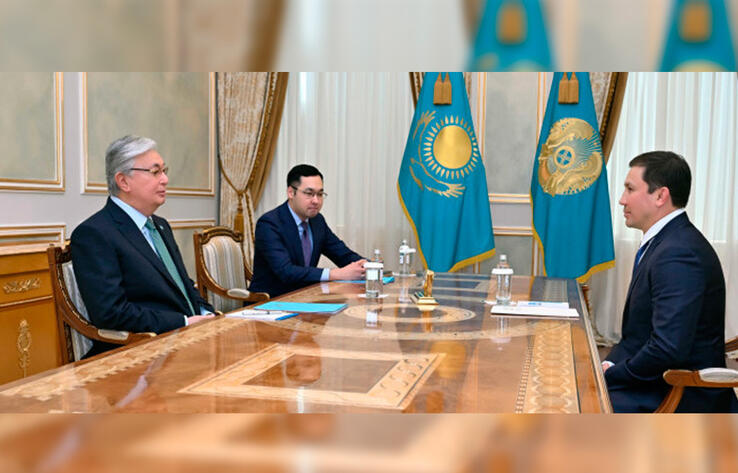 Tokayev meets with NOC President Gennady Golovkin