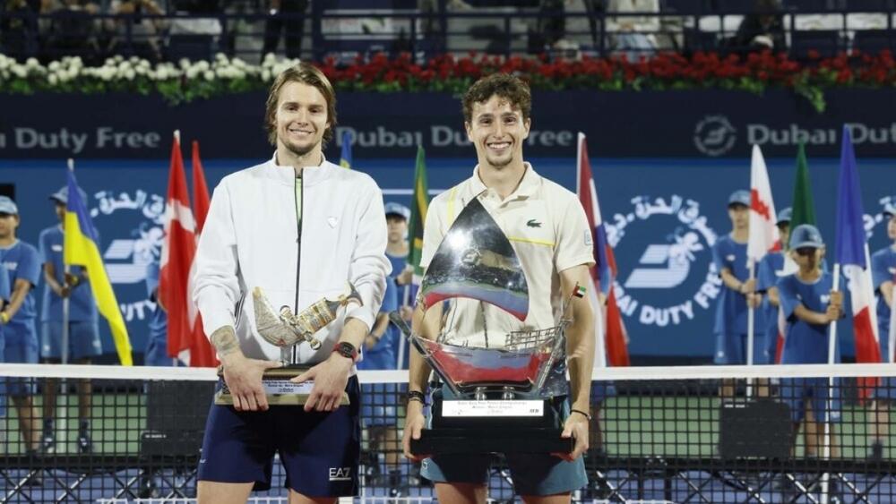 Alexander Bublik has lost in the final of the ATP-500 tournament