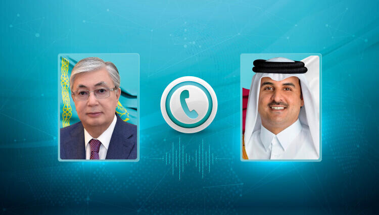 Президент Казахстана и эмир Катара провели переговоры по телефону
