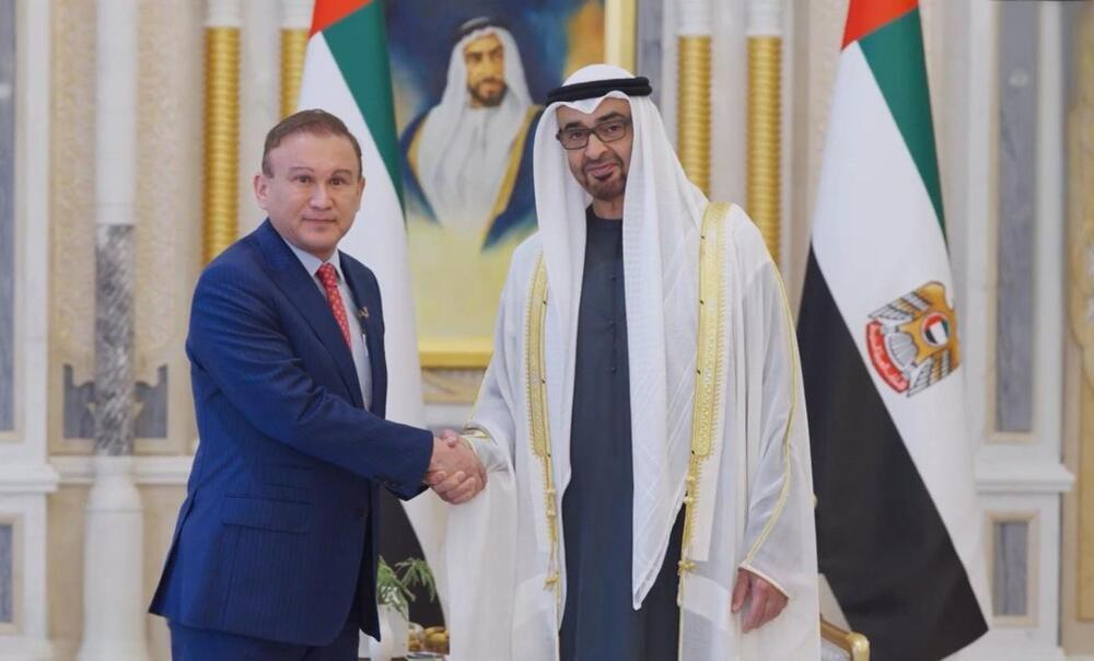 Kazakhstan Ambassador Presents Credentials to UAE President