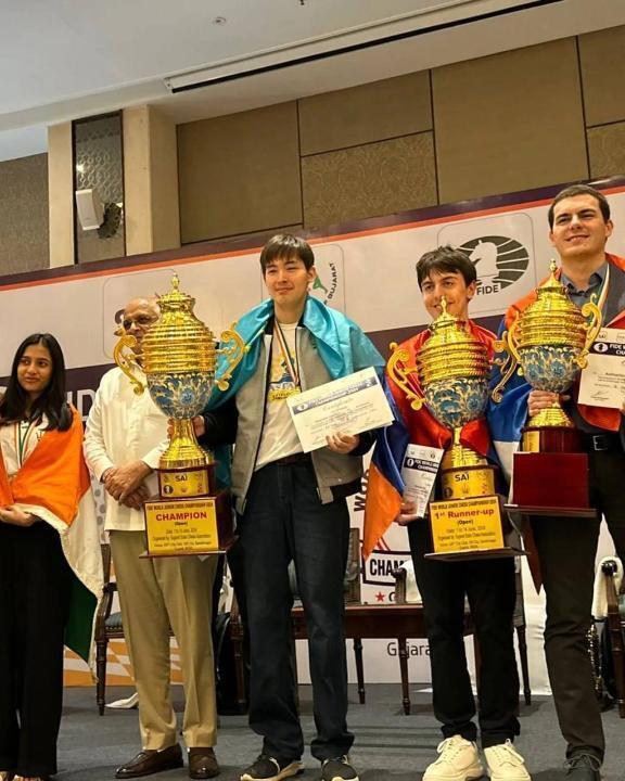 Астаналық шахматшы Үндістанда әлем чемпионы атанды