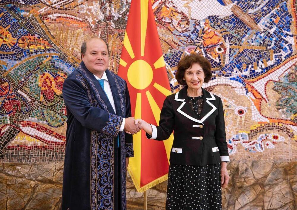 Ambassador of Kazakhstan Presented Credentials to the President of the Republic of North Macedonia