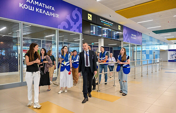 Новый международный терминал аэропорта Алматы