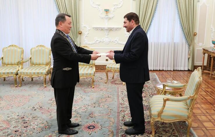Ambassador of Kazakhstan Presents Credentials to the Acting President of Iran