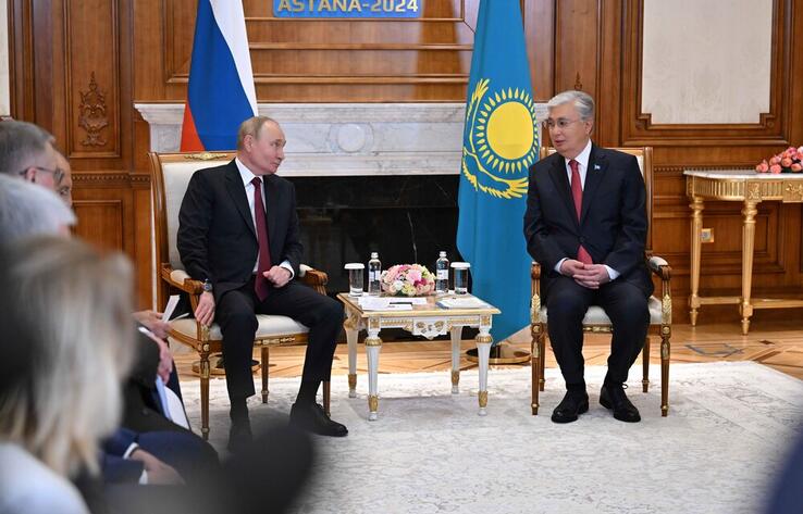 Head of State Tokayev, Russian President Putin hold talks in Astana