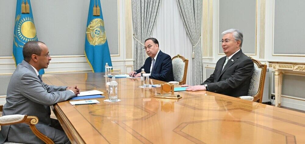 Head of State received UAE Ambassador to Kazakhstan Mohamed Saeed Mohamed Alariqi