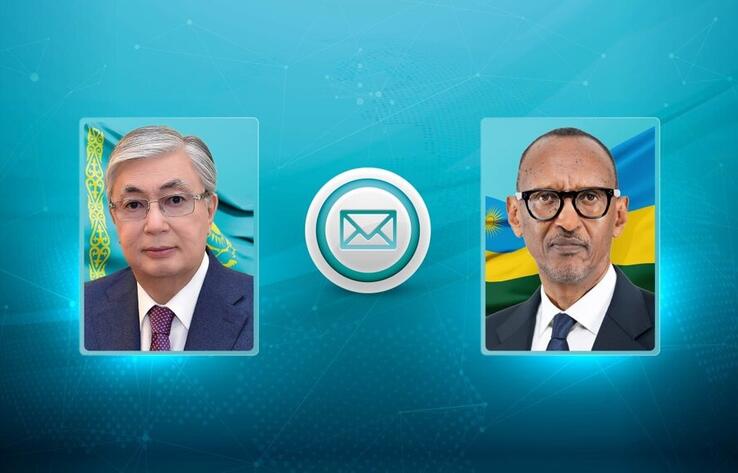 Президент Казахстана поздравил президента Руанды 