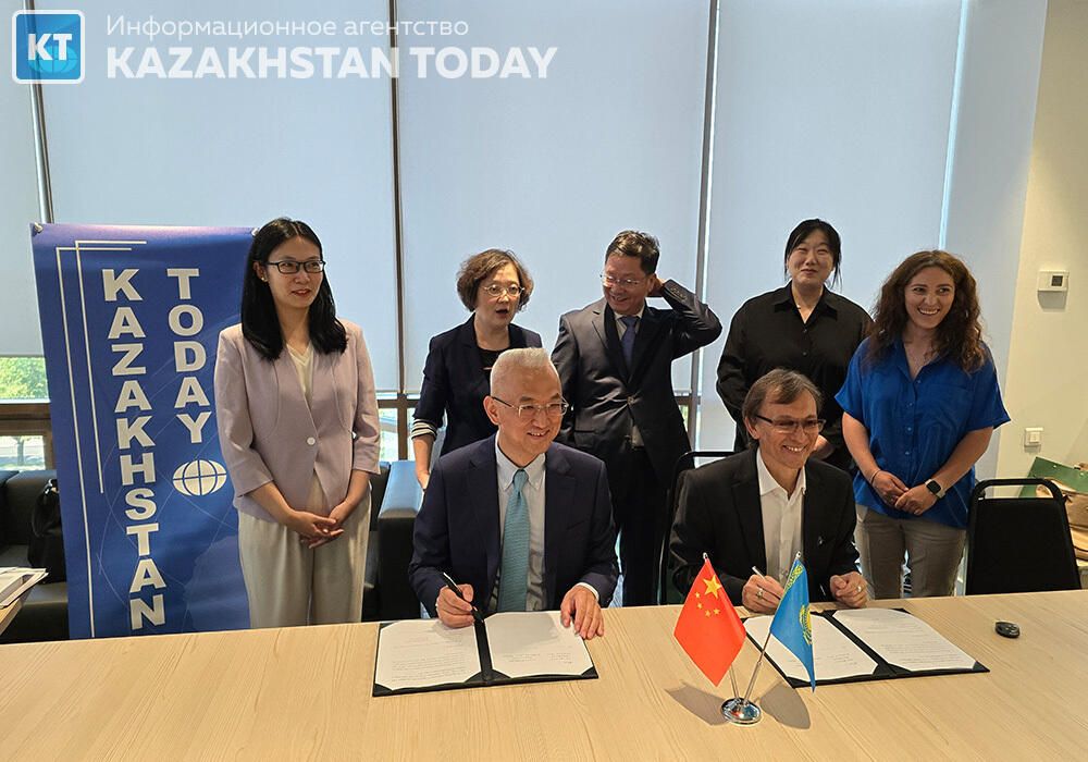 Kazakhstan Today was granted rights to distribute CGTN TV content 