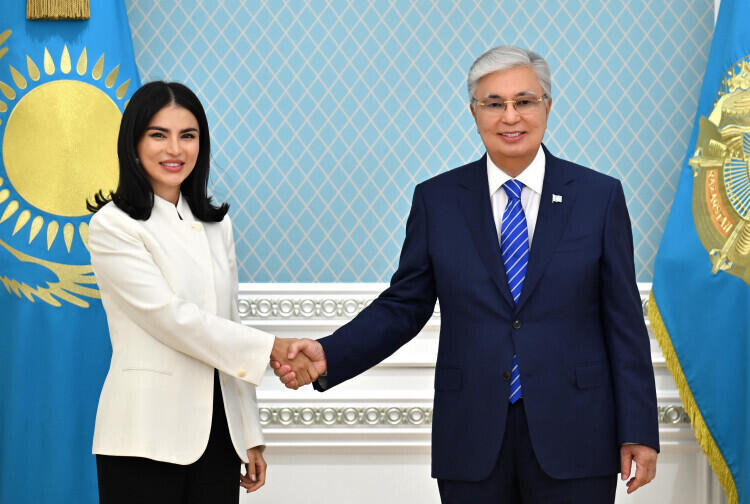 Kazakh President Tokayev meets with Uzbek President’s Aide Saida Mirziyoyeva