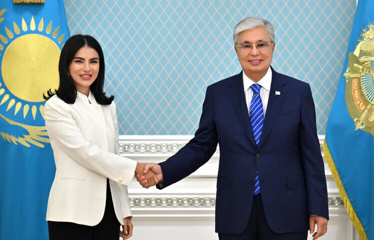 Kazakh President Tokayev meets with Uzbek President’s Aide Saida Mirziyoyeva