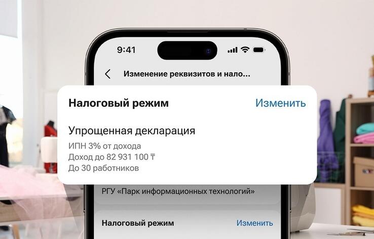 Сменить налоговый режим ИП теперь можно в мобильном приложении Kaspi.kz