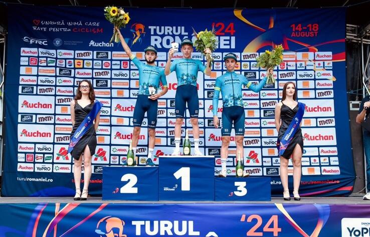 Astana Qazaqstan Development Team sweeps podium at Turul Romaniei stage 2