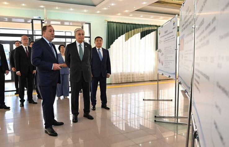 Tokayev presented with housing and social facility construction plans in Kosshy