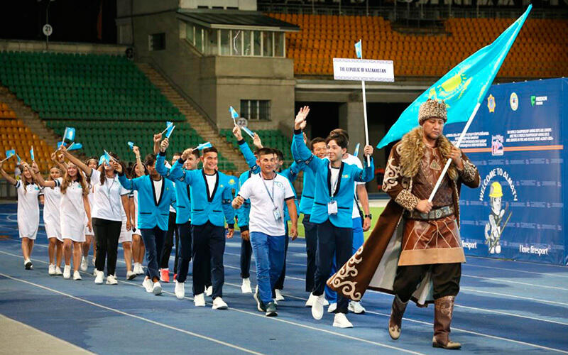 World Championship in Fire and Rescue Sports is taking place in Almaty. Images | Ministry of Emergency Situations of the Republic of Kazakhstan