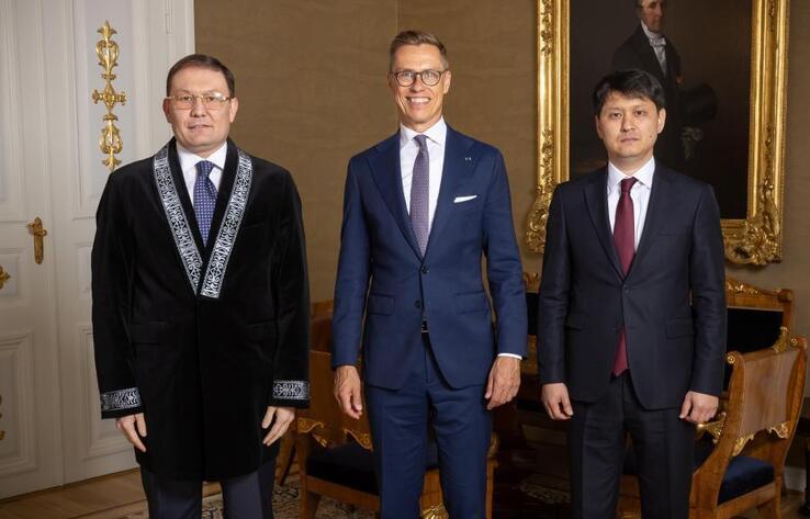 Ambassador of Kazakhstan Presented Credentials to the President of Finland