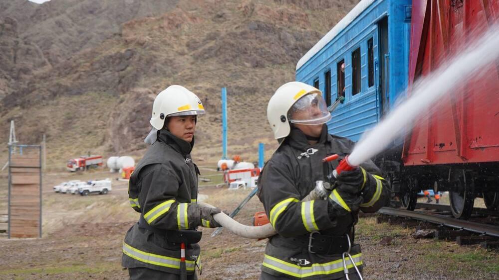 Joint tactical and special exercise "Rosk" was held in Kazakhstan. Images | Ministry of Emergency Situations of the Republic of Kazakhstan