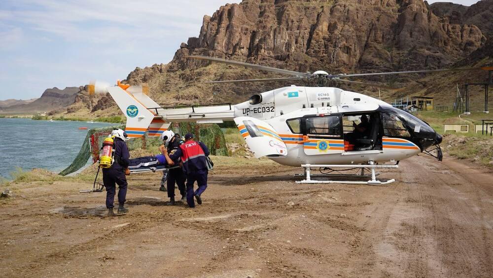 Joint tactical and special exercise "Rosk" was held in Kazakhstan. Images | Ministry of Emergency Situations of the Republic of Kazakhstan