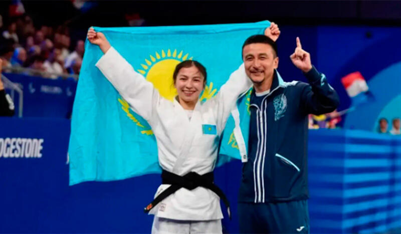 Akmaral Nauatbek wins 2nd Paralympic gold medal for Kazakhstan