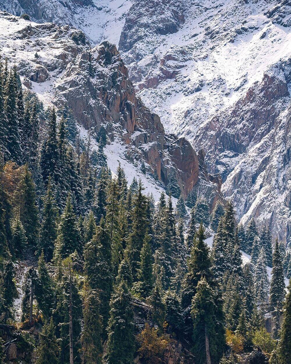 В горах Алматы выпал снег. Фото: instagram.com/dots_foto