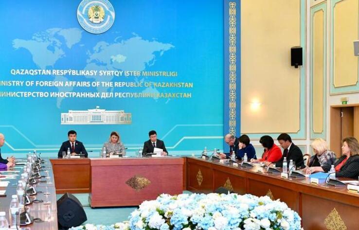 Issues Concerning Children’s Rights, Volunteerism, and Corporate Responsibility in Respecting Human Rights were Discussed at the Kazakh Foreign Ministry