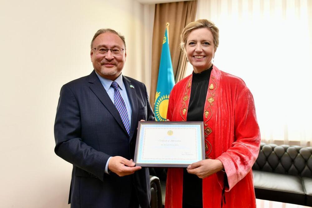 First Deputy Minister of Foreign Affairs of Kazakhstan Received the UN Resident Coordinator