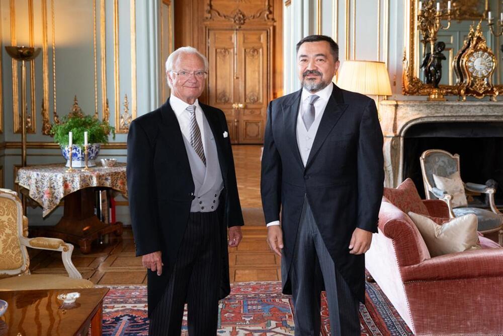 King of Sweden Received Ambassador of Kazakhstan on the Occasion of the Completion of the Diplomatic Mission