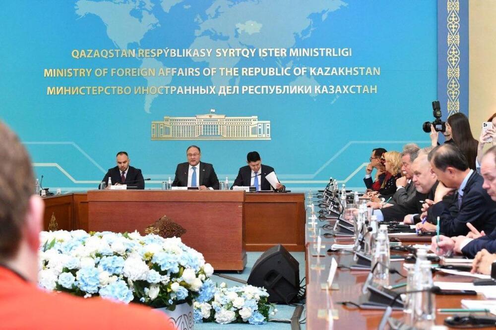 Progress on UN Resolution 1325 (2000) "Women, Peace, and Security" Presents at Kazakh Foreign Ministry