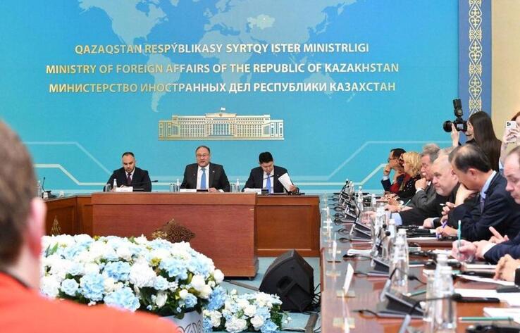 Progress on UN Resolution 1325 (2000) "Women, Peace, and Security" Presents at Kazakh Foreign Ministry