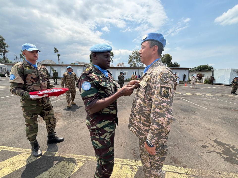 Kazakhstani peacekeepers awarded UN medals