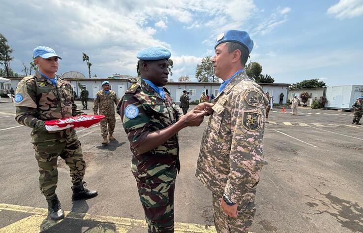 Kazakhstani peacekeepers awarded UN medals