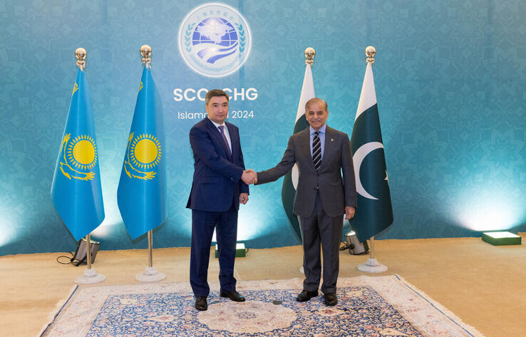 Olzhas Bektenov discusses trade and economic cooperation with Prime Minister of Pakistan Shahbaz Sharif