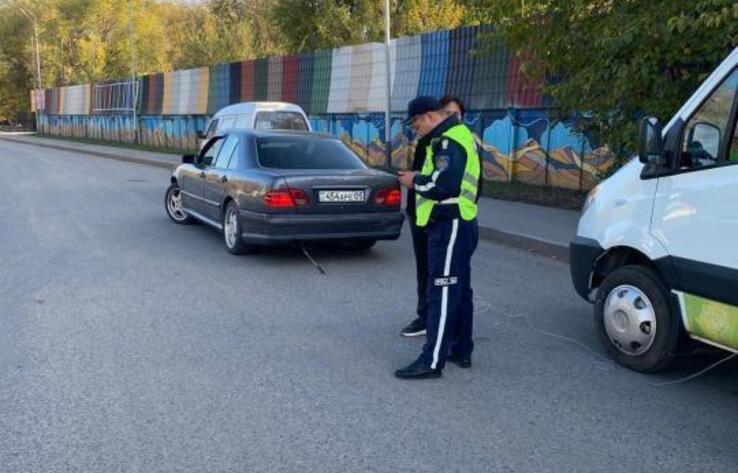 Алматыда автокөліктердің шығарындыларының улы заттарын өлшеуге арналған "Таза ауа" акциясы өтуде