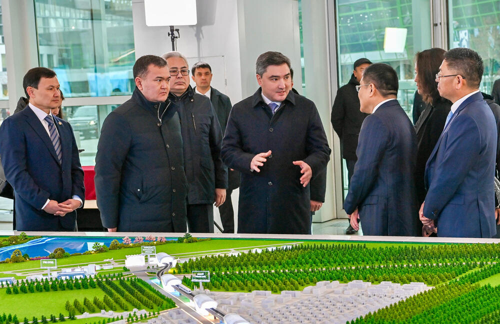 Olzhas Bektenov checks LRT construction progress in Astana