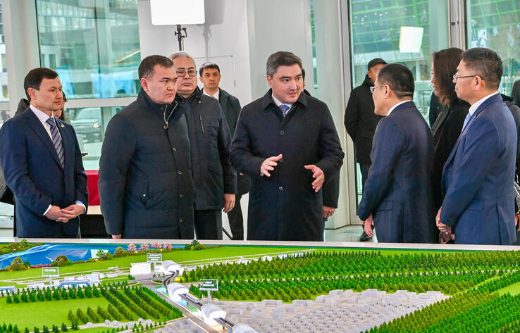 Olzhas Bektenov checks LRT construction progress in Astana