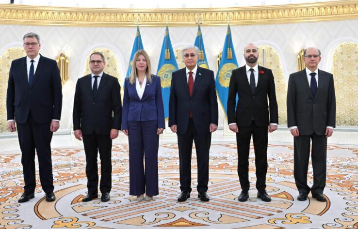 President Tokayev receives credentials from newly-appointed ambassadors and the head of EU Delegation