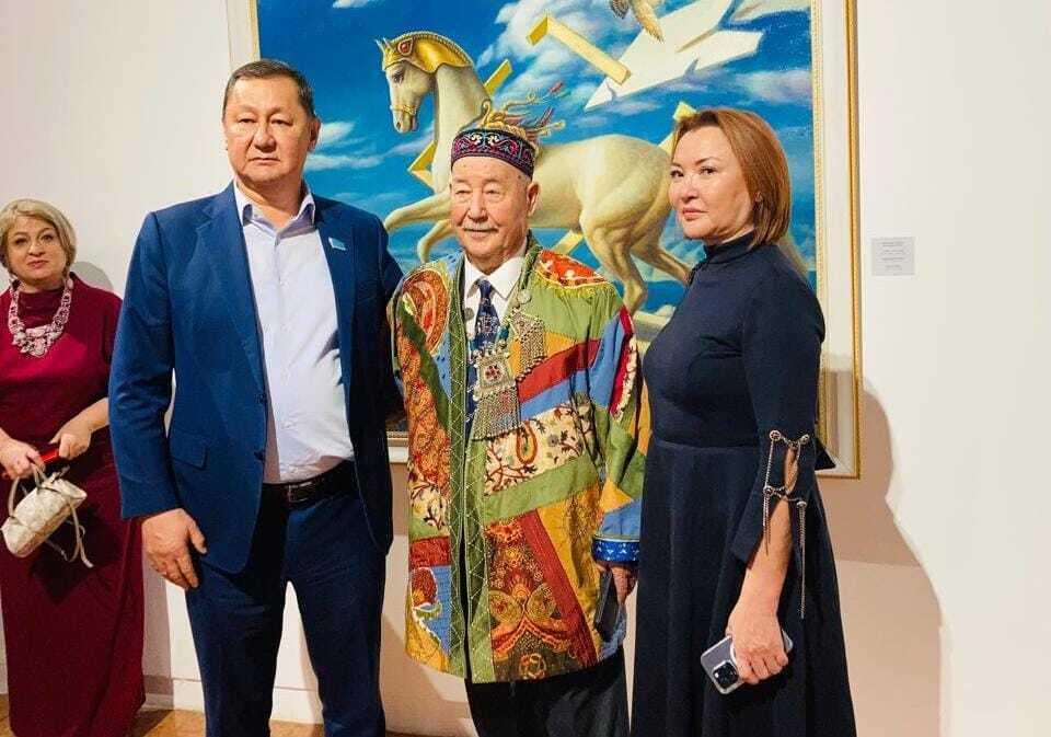 Казахстанский художник Камиль Муллашев отметил 80-летие. Фото: Kazakhstan Today