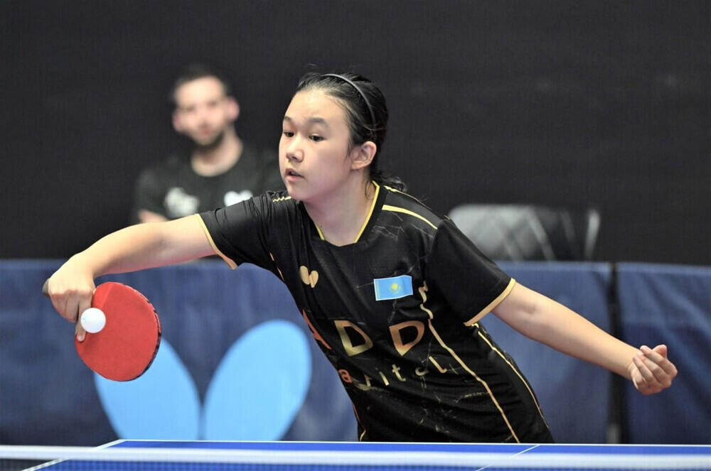 Kazakh table tennis player wins gold at WTT Youth Contender Lignano 2024 in Italy