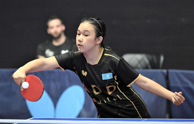 Kazakh table tennis player wins gold at WTT Youth Contender Lignano 2024 in Italy