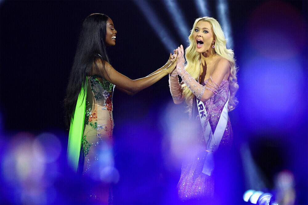 Denmark’s Victoria Kjær Theilvig wins Miss Universe 2024. Images | Raquel Cunha/Reuters